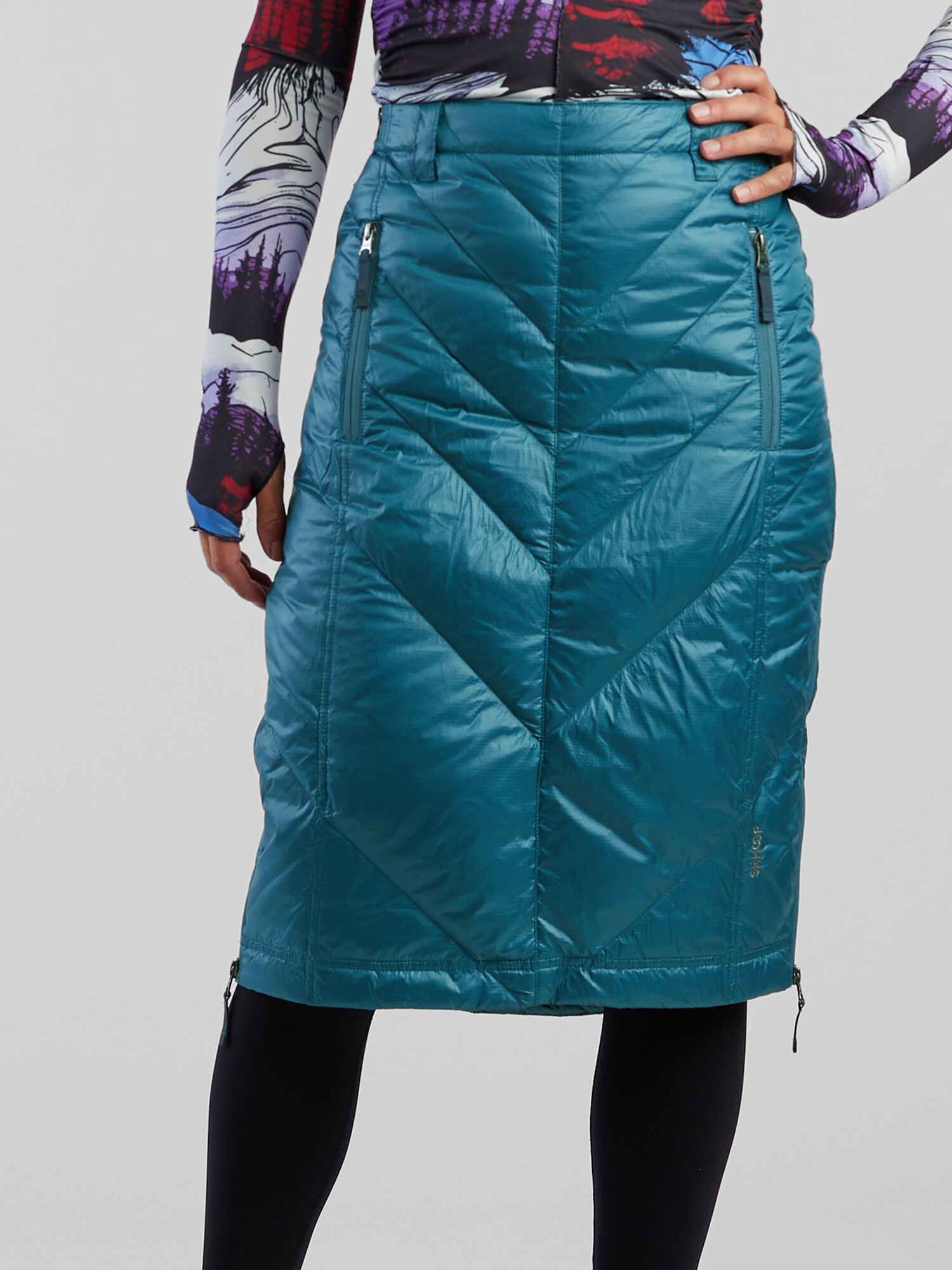 Puffer Skirt Bun Warmer Midi Title Nine