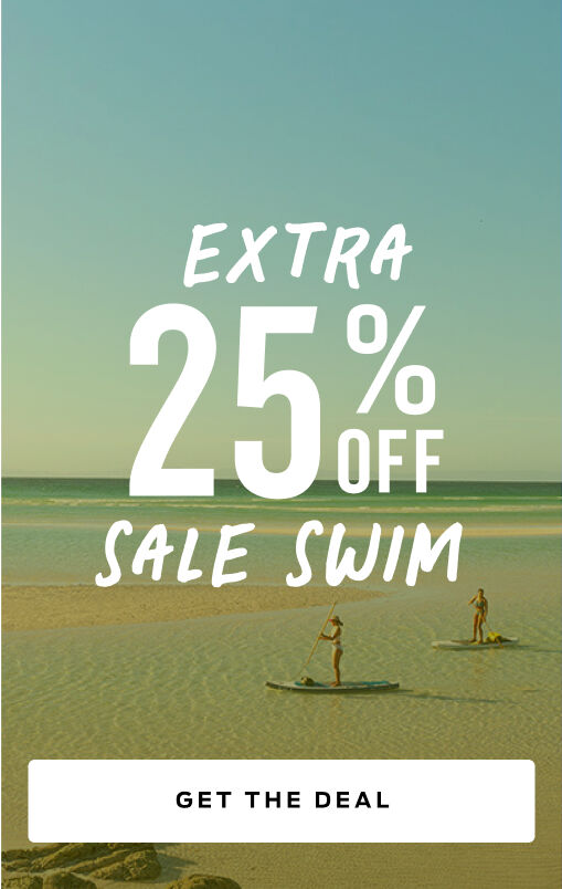 get an extra 25 percent off sale swim. discount applied in cart