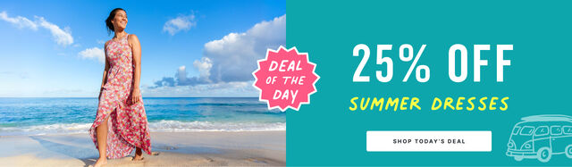 deal of the day 25 percent off summer dresses