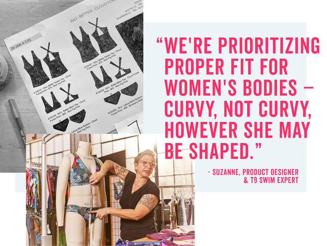 we're prioritizing proper fit for women's boobs