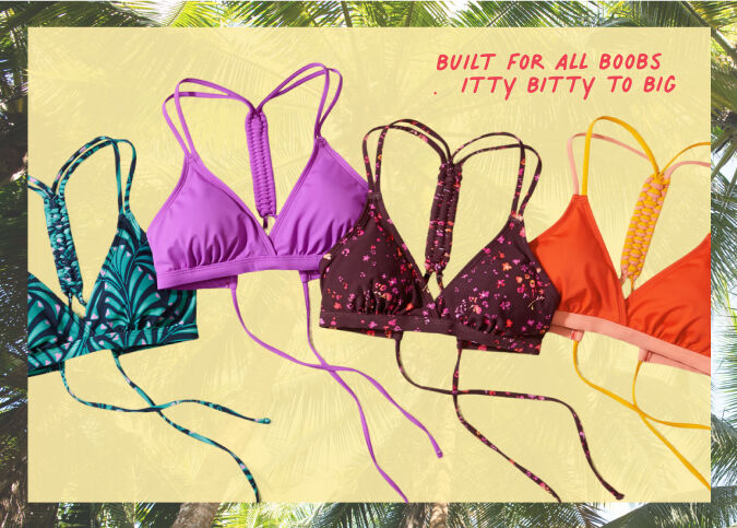 Impossible One Piece – Strappy, Stay-Put Wire-Free Swim Suit