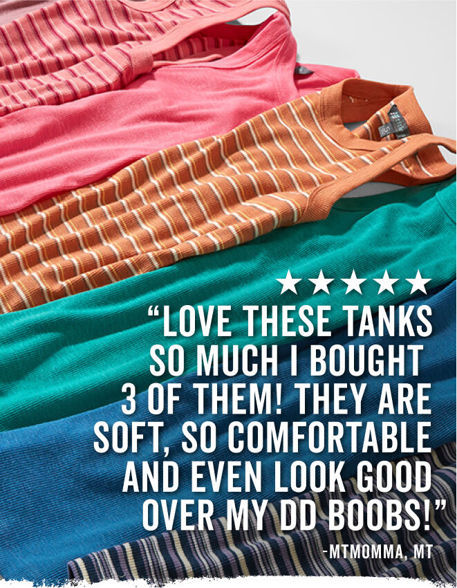 Ribbed Tank Top Women's: Headlands