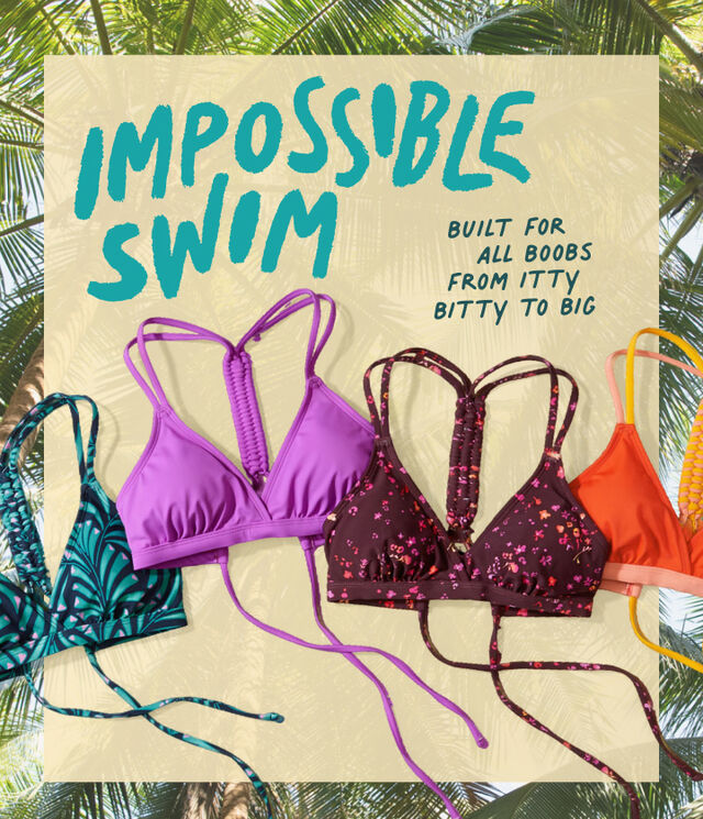 shop the impossible swim collection