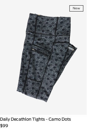 shop daily decathlon tight camo dots