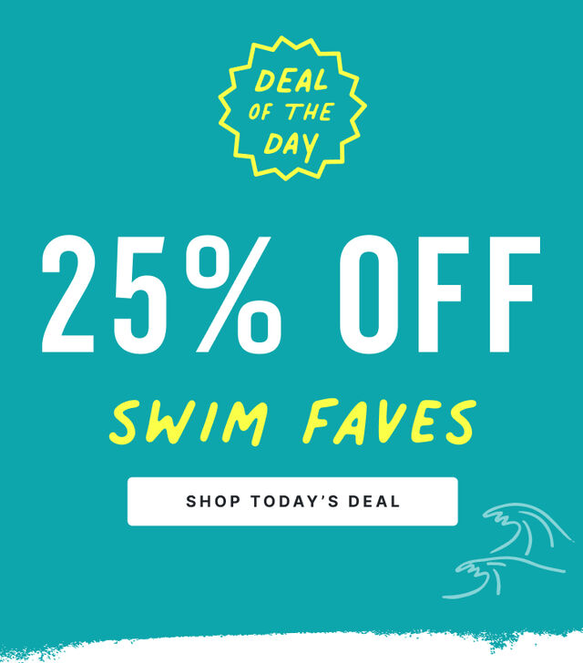 deal of the day 25 percent off select swim