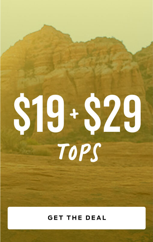 shop 19 dollar sale tanks and 29 dollar sale tops