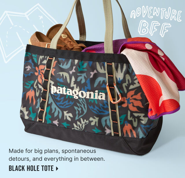 shop the black hole tote - 25L made to carry everything you need for your adventures