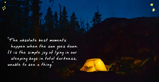 best moments happen when the sun goes down