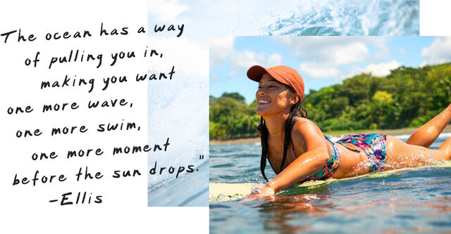 the ocean has a way of pulling you in