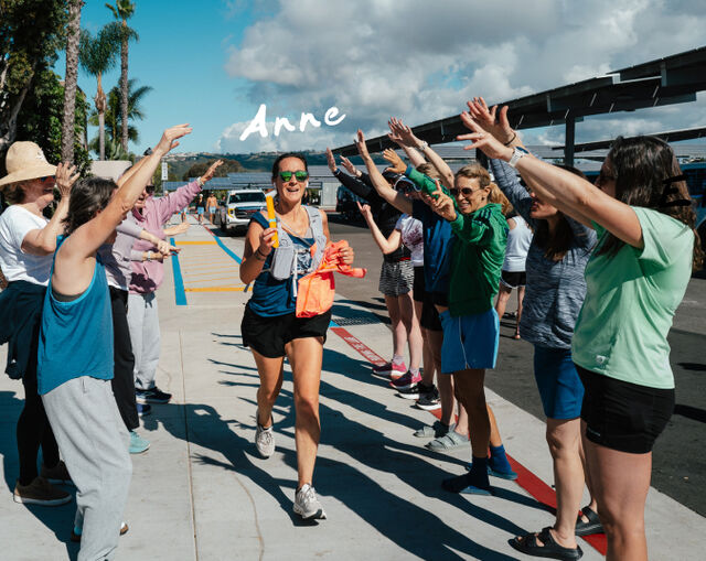 the finish line