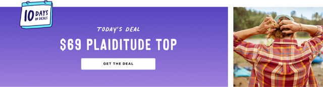 today's deal plaiditude top for only 69 dollars