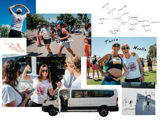 12 unstoppable women over 40. 1 of them being pregnant! 200 miles. 36 legs. 23,800 elevation gain. 2 vans. 2 drivers. Very few hours of sleep. A non-stop laugh fest.