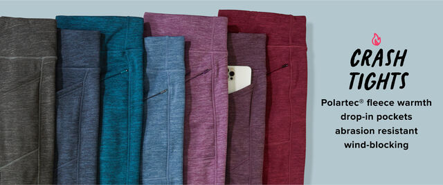 crash tights. our warmest tights ever