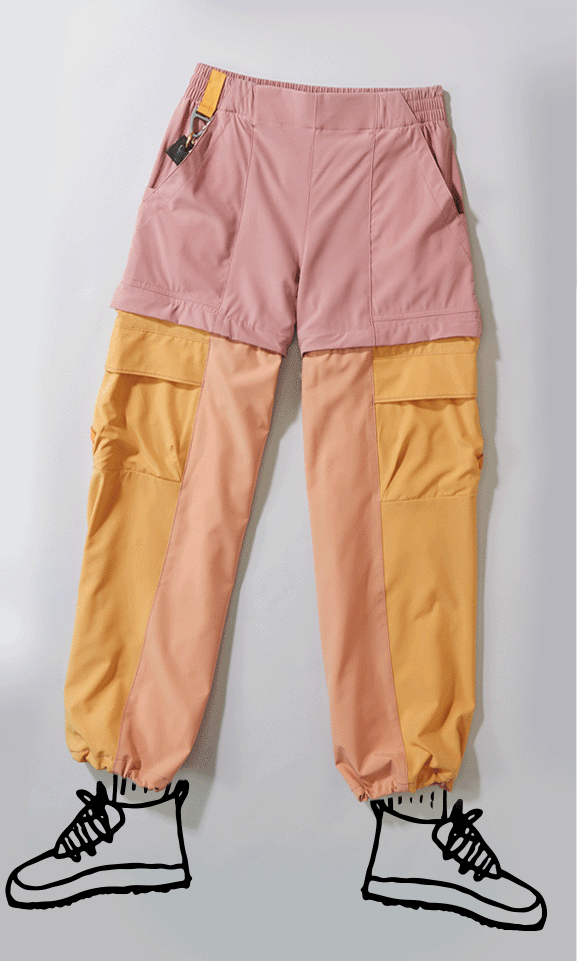 Losdos zip-off pants