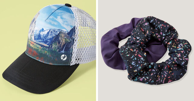 Runner Trucker Hat & Scrappy Scrunchies