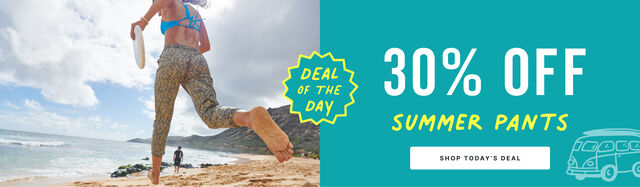 deal of the day 30 percent off summer pants