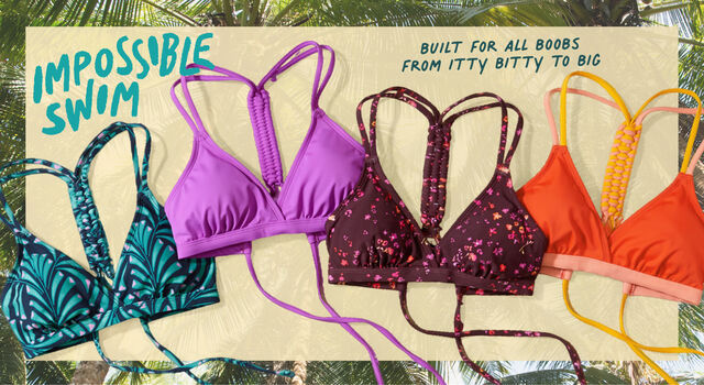 shop the impossible swim collection
