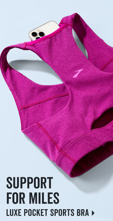 luxe pocket sports bras