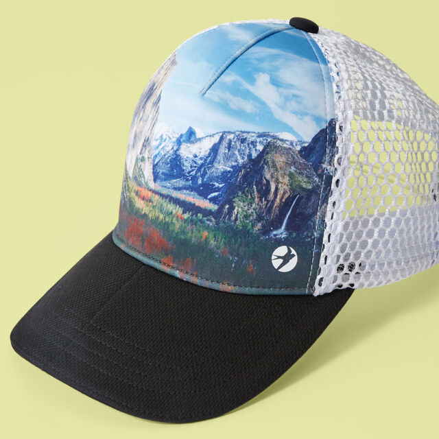 Runner Trucker Hat & Scrappy Scrunchies