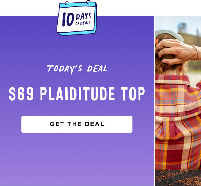 today's deal plaiditude top for only 69 dollars