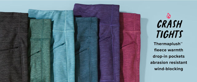 crash tights. our warmest tights ever