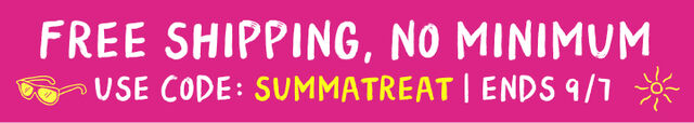 free shipping no minimum with code summatreat