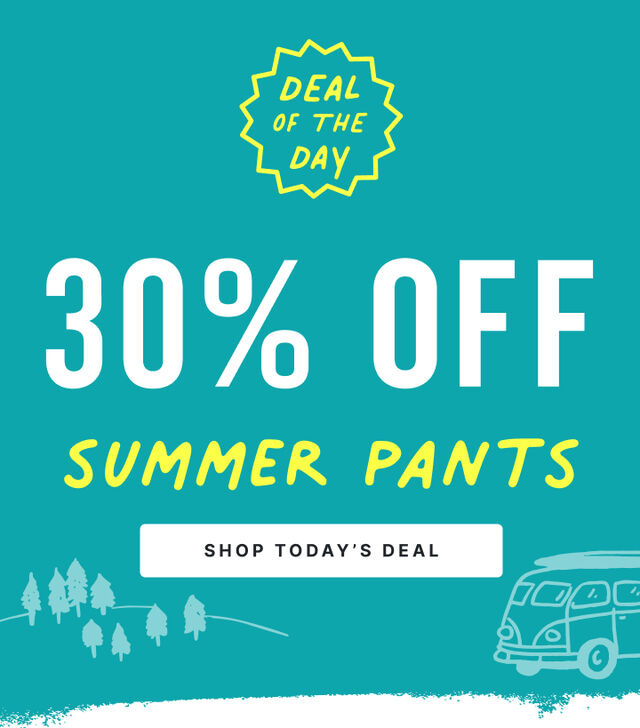 deal of the day 30 percent off summer pants