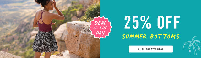 deal of the day 25 percent off summer bottoms