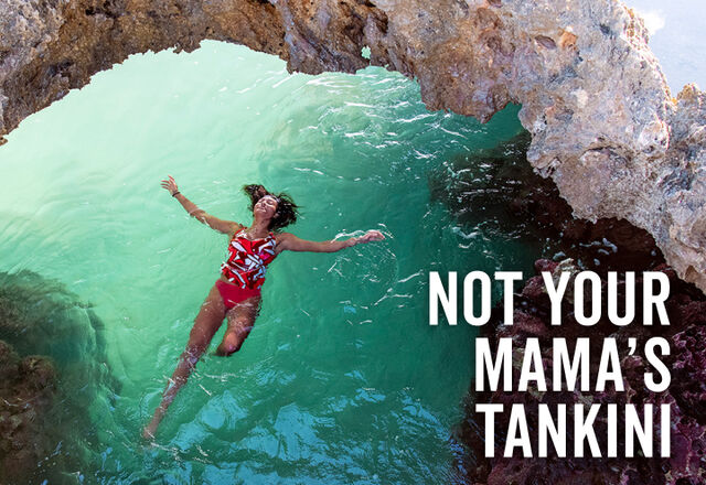 shop sporty tankini tops
