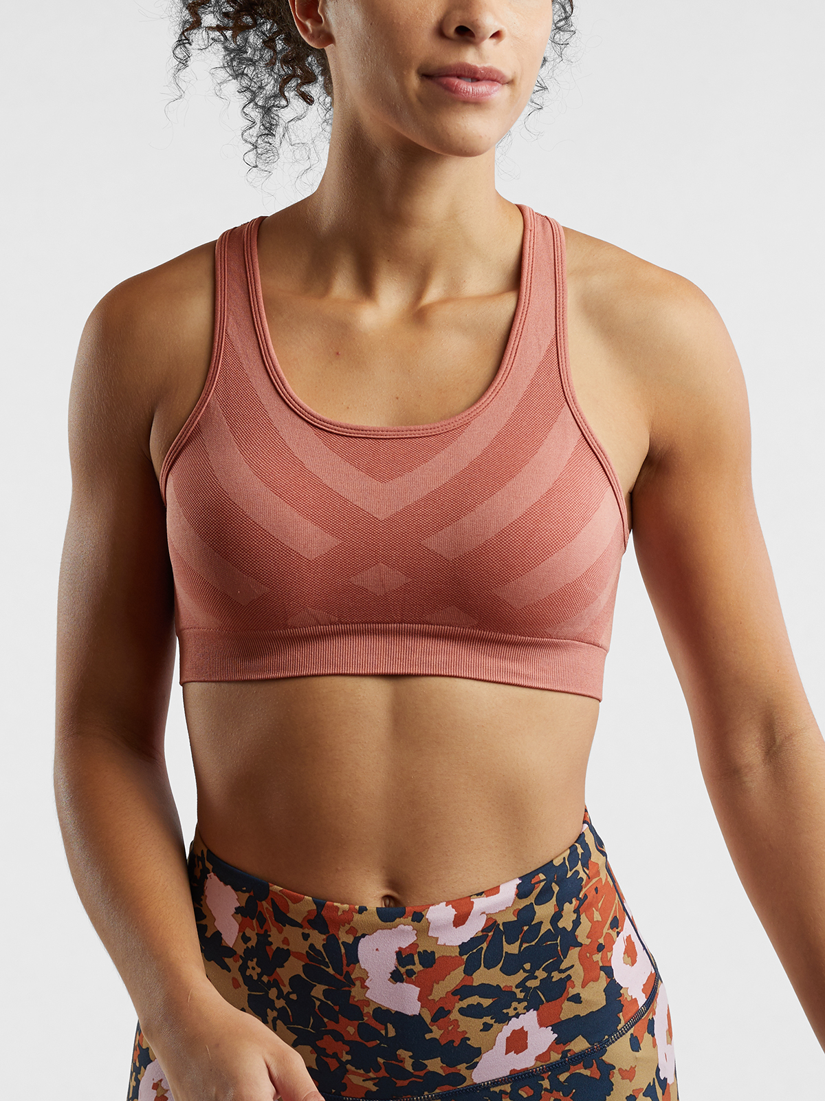 MTA Stance Racerback Sport Bra - Carbon Grey