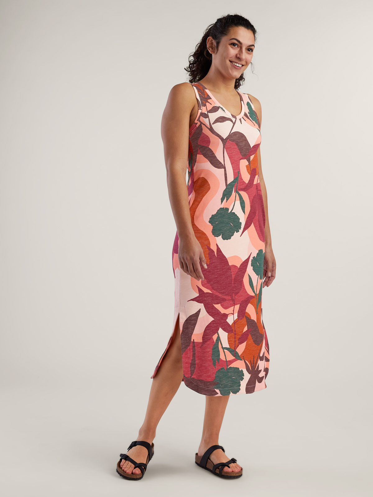 knee length dresses for ladies Petal and Pup Women's Dame One Shoulder Midi Dress main image 0