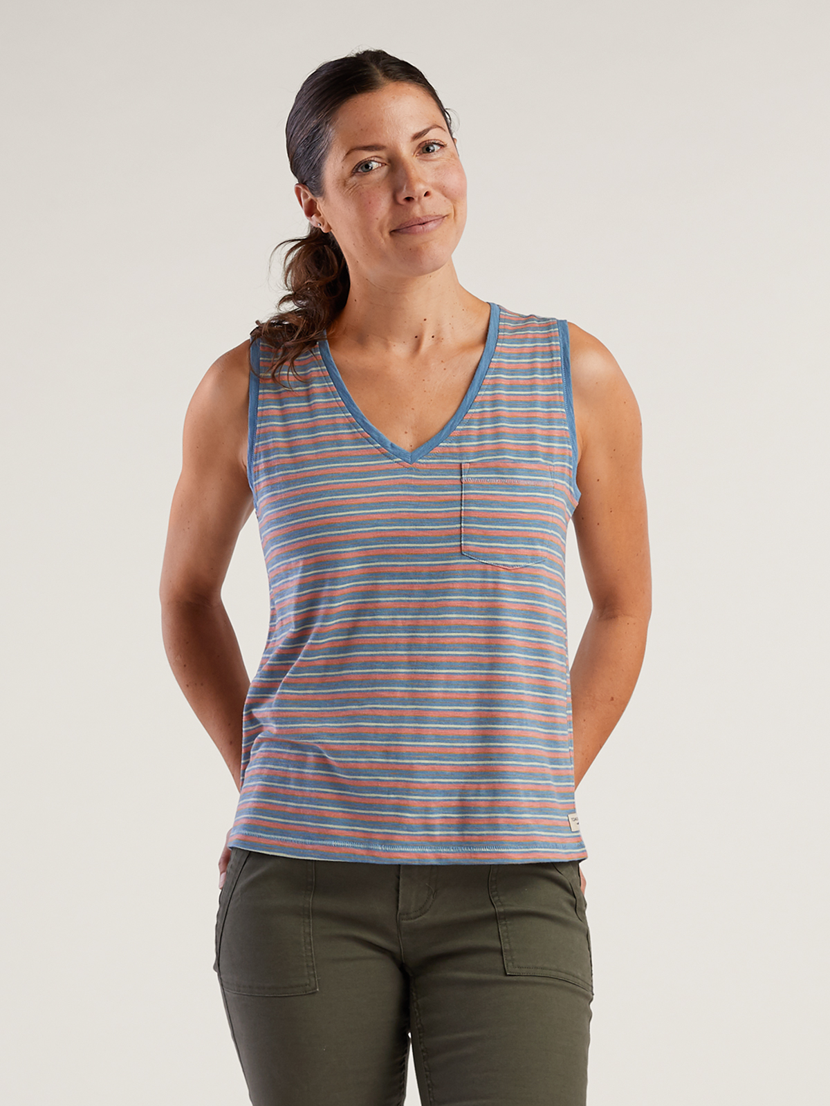 V Neck Tank Top: Maverick