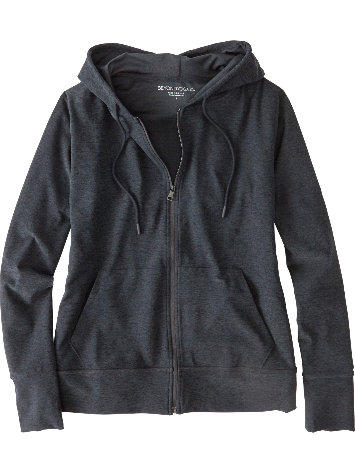 Yoga zip up hoodie top