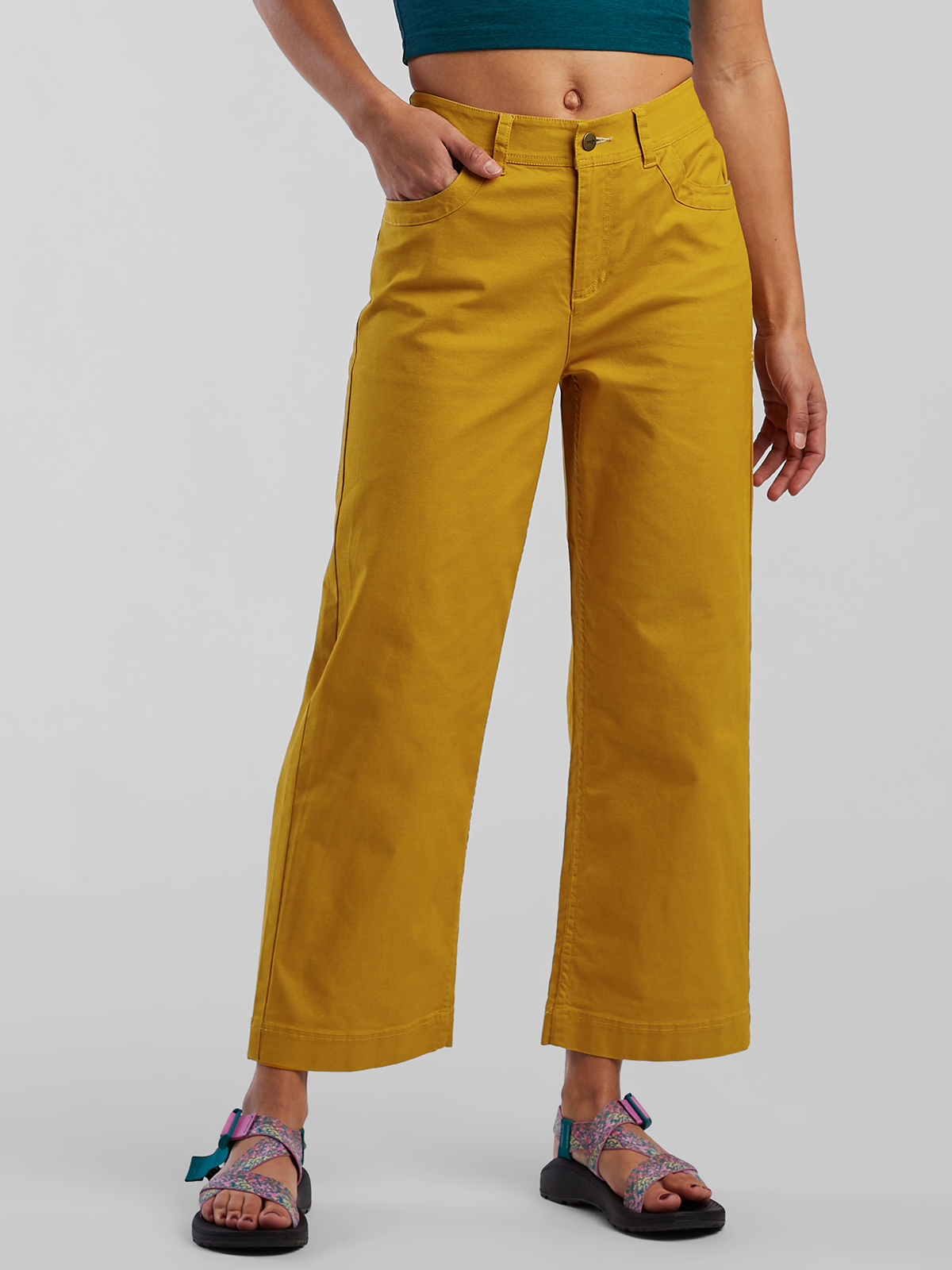 Toad&Co Wide Leg Cropped Pants Miraculous | Title Nine