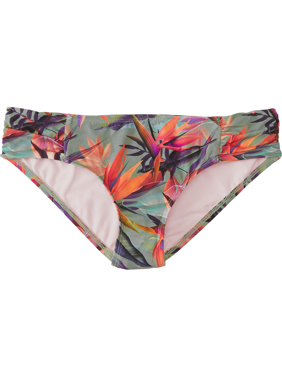 Ruched Bikini Bottom: Holy Grail Tahiti | Title Nine
