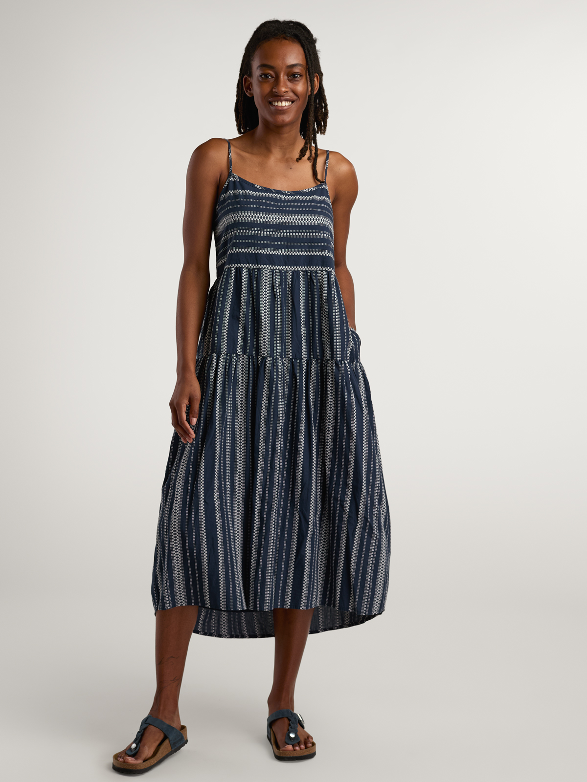 Carve Designs Jacey Textured Cotton Dress | Title Nine