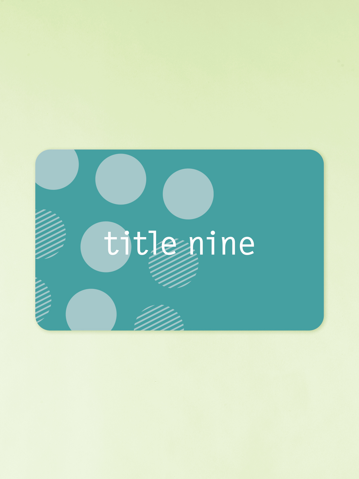Clothing Gift Cards Title Nine