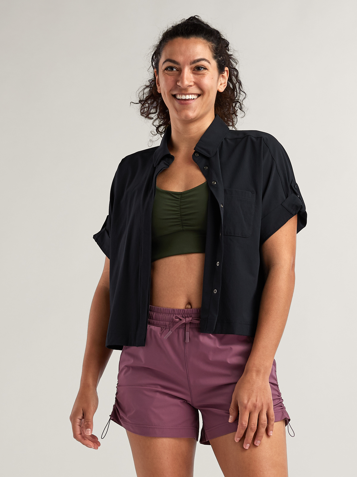 Women's UPF 50 Hiking Shirt: Tuolumne Tech Short Sleeve | Title Nine