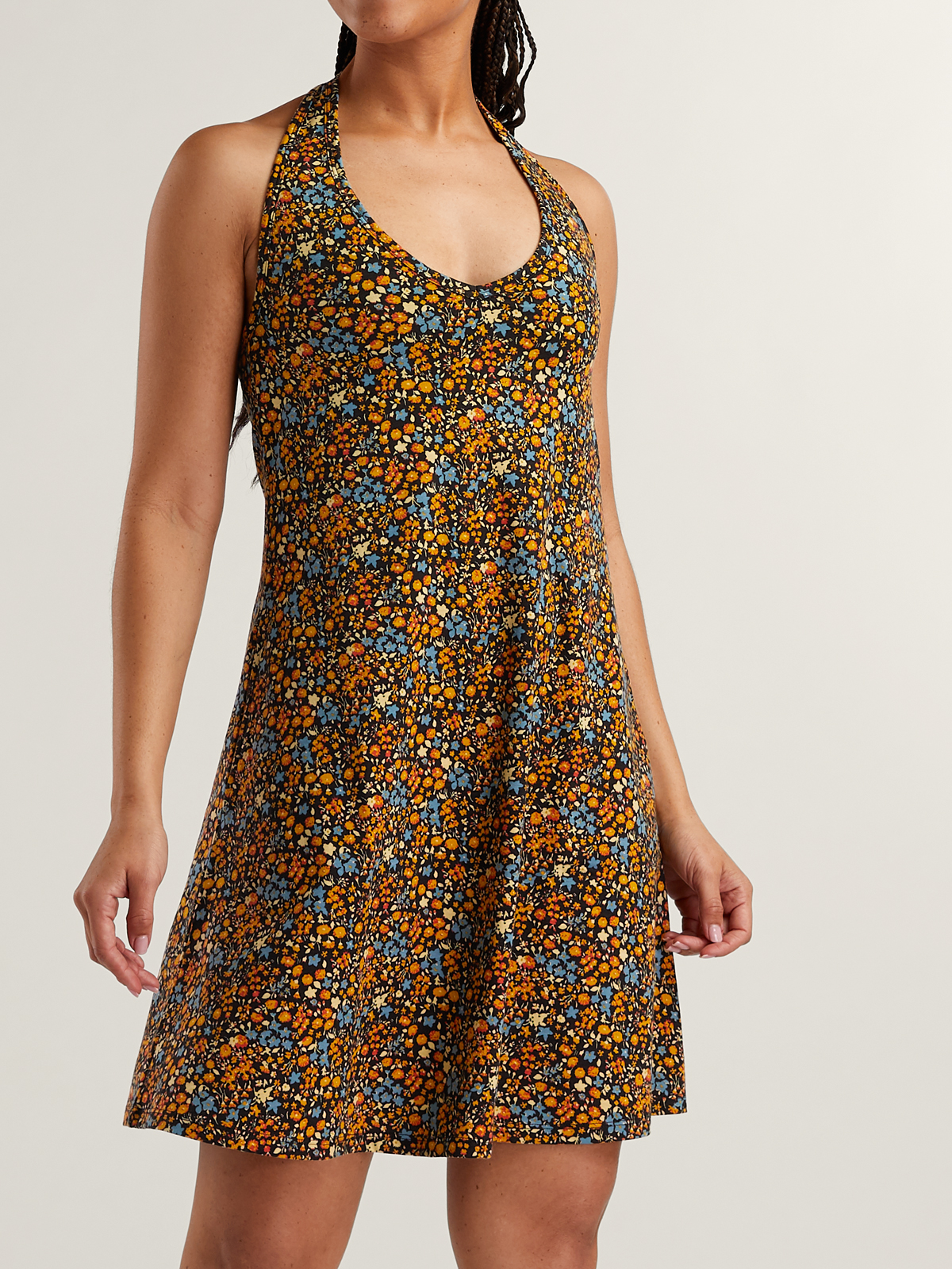 Toad & Co Samba Halter Dress with Built-in Bra | Title Nine