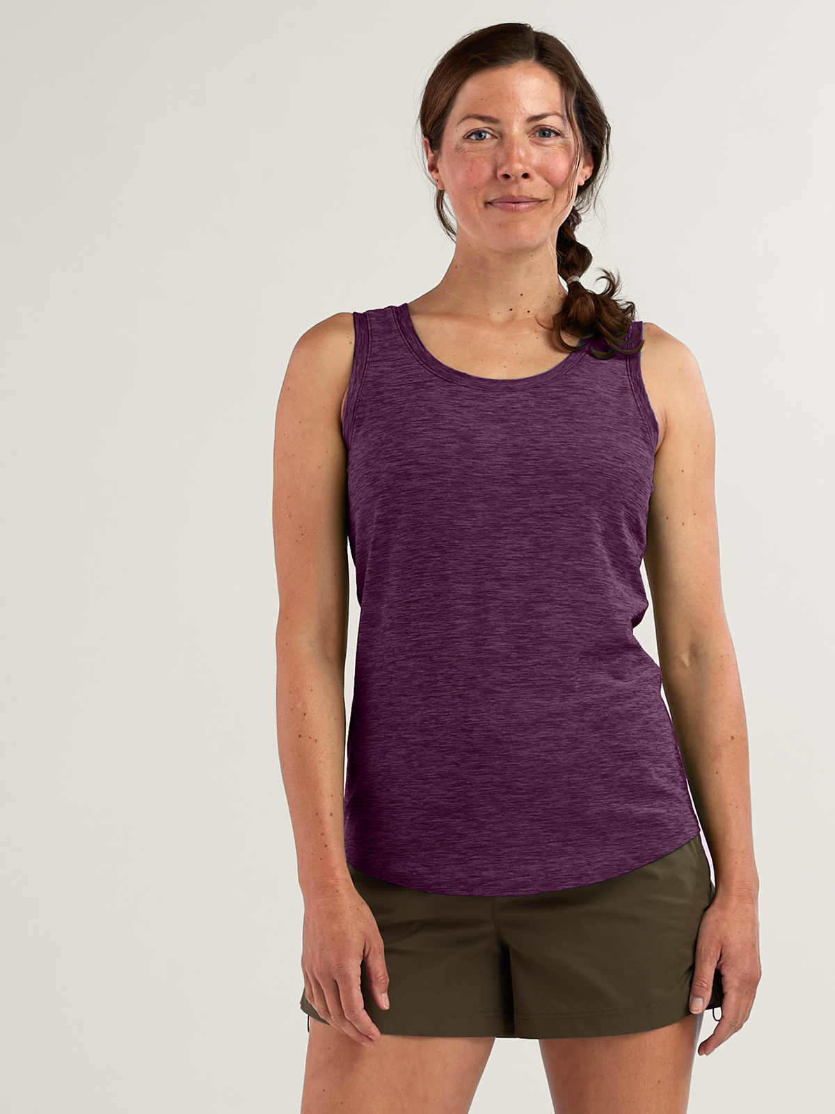 Gaiam Women's 2-Pack Tank Tops - Relaxed Fit Soft Fabric Tanks, High-Low Hem, 1 Solid & 1 Graphic Print, Casual Wear - View #9