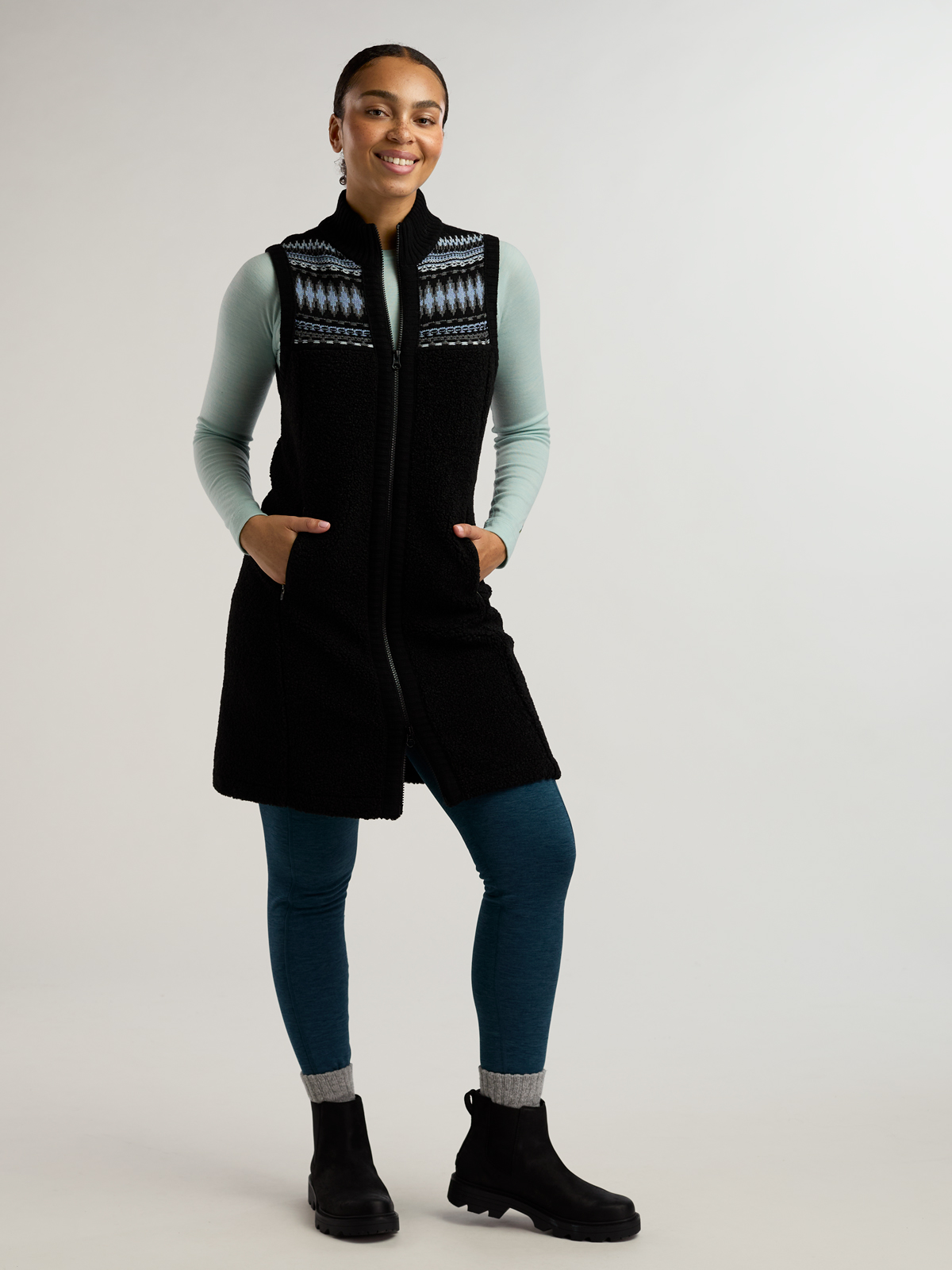 Krimson Klover Black Heart Vest Dress