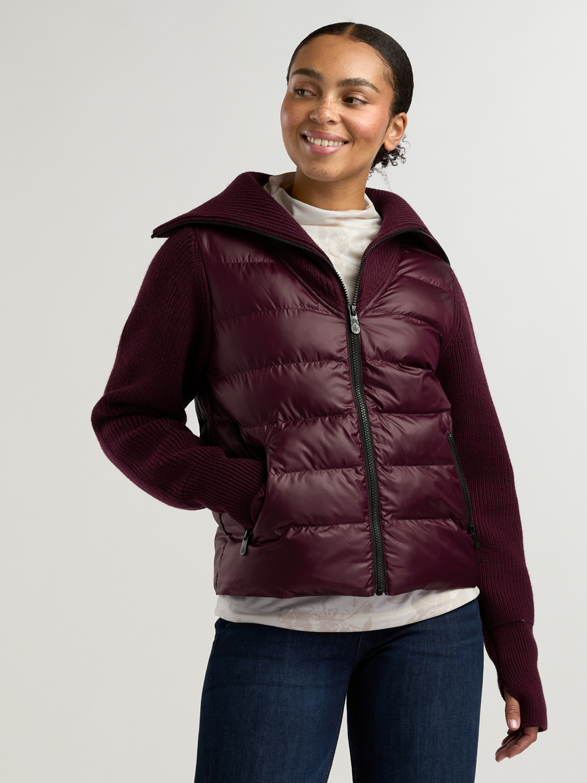 Women's Krimson Klover Insulated Sweater Jacket Brooklyn | Title Nine
