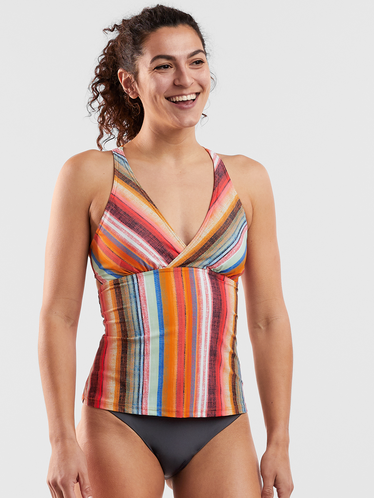 Prana Tankini Top: Fergusen Baja Stripe Title Nine