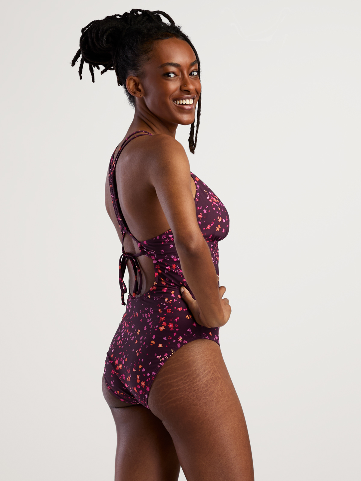 【週末限定SALE】Nala Back open swim inner wear Impossible One Piece Laguna Supportive Active Swimsuit | Title Nine