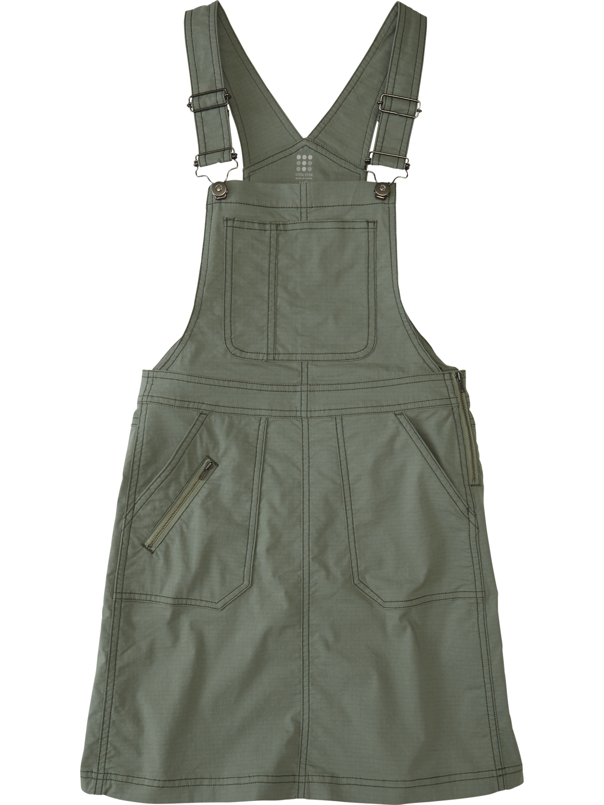 Army green overall dress discount