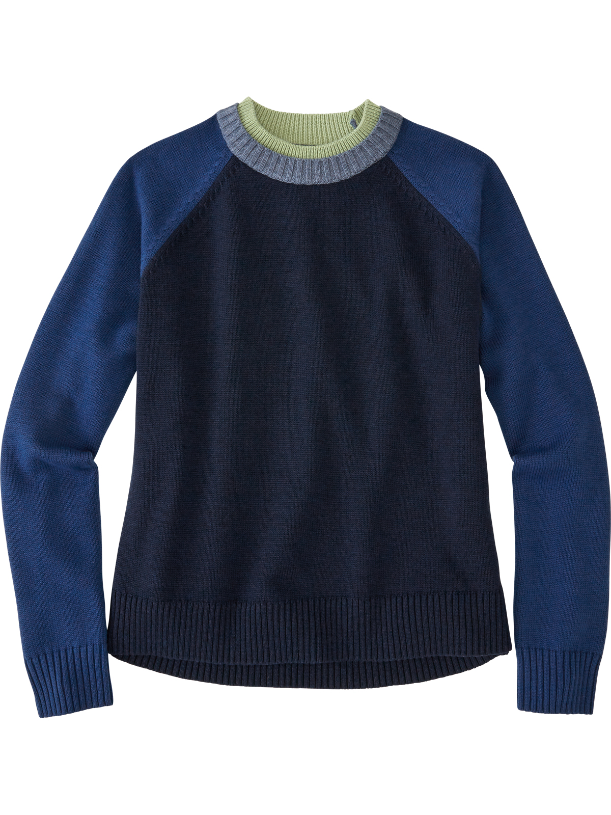Women's Mendocino Crew Neck Sweater Colorblock | Title Nine