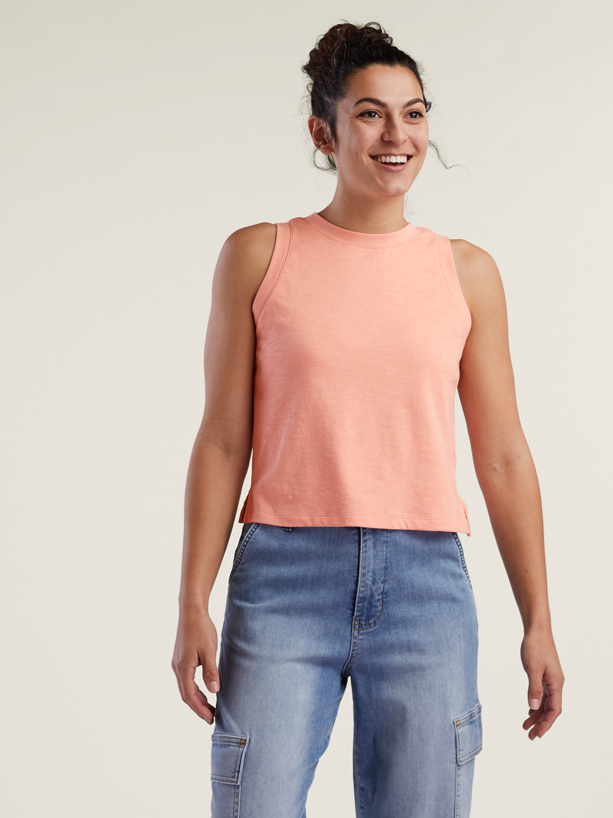 Women's Cotton Blend Tank: Jett Cropped Tank | Title Nine