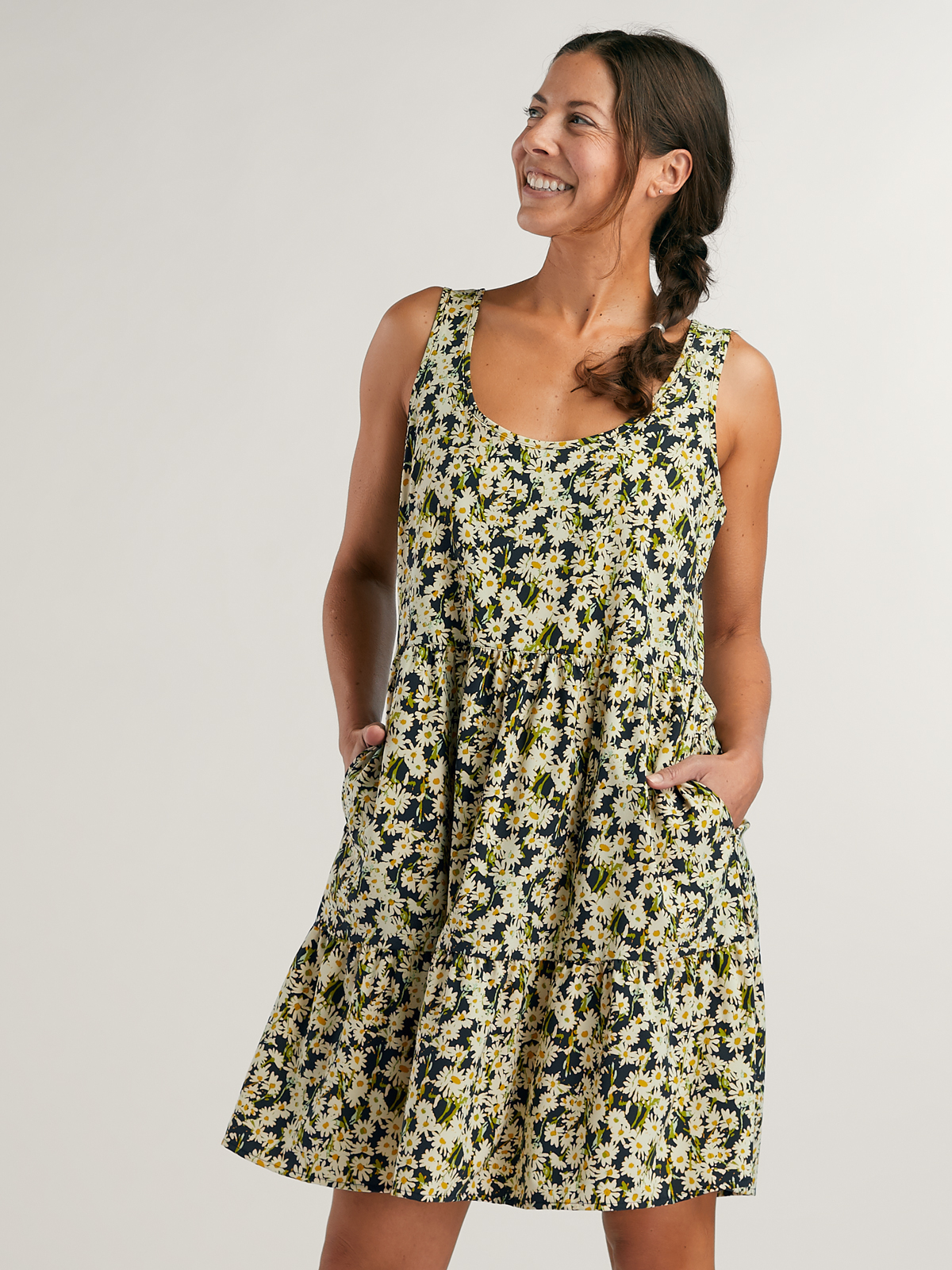 Toad&Co Tiered Dress: Crusher