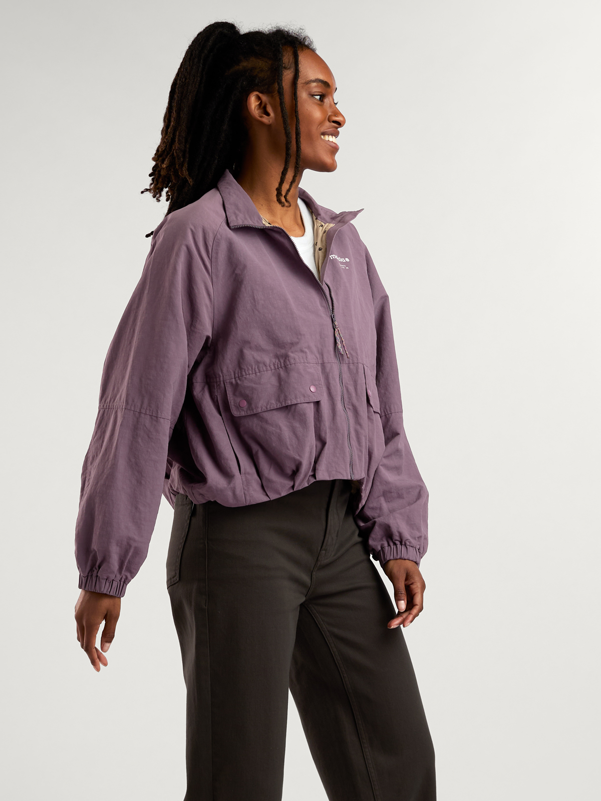 Petra Jacket – Hemp Blend Durable Windbreaker by Maloja | Title Nine