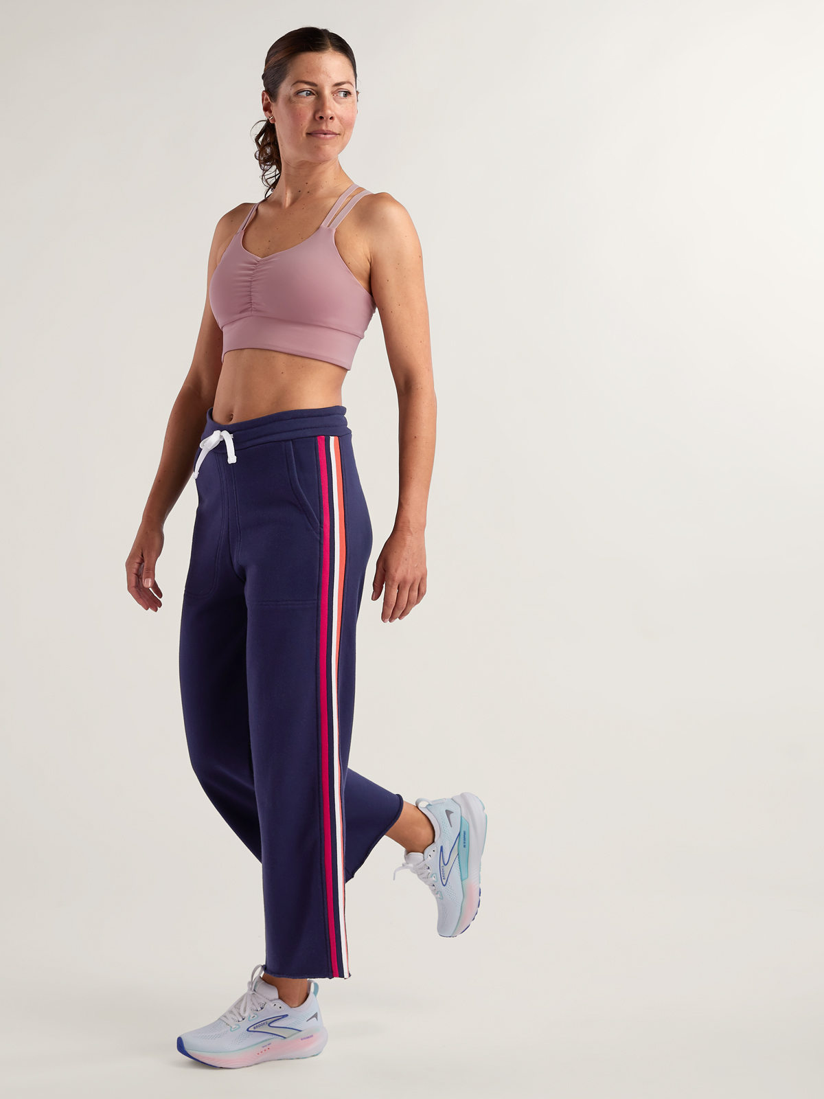 Women's Wide Leg Sweatpants: Joyride Cropped Pants | Title Nine